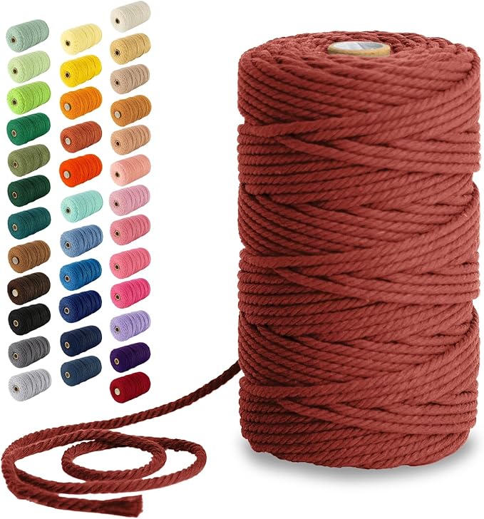 Nook Theory Macrame Cord - 4mm 109 Yards Cotton Rope by NookTheory