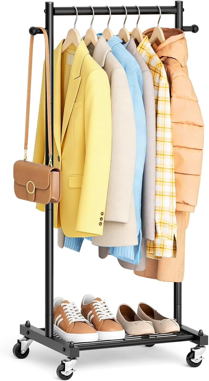 MISSLO Small Clothing Racks for Hanging Clothes 45" Short Clothes Rack by MISSLO