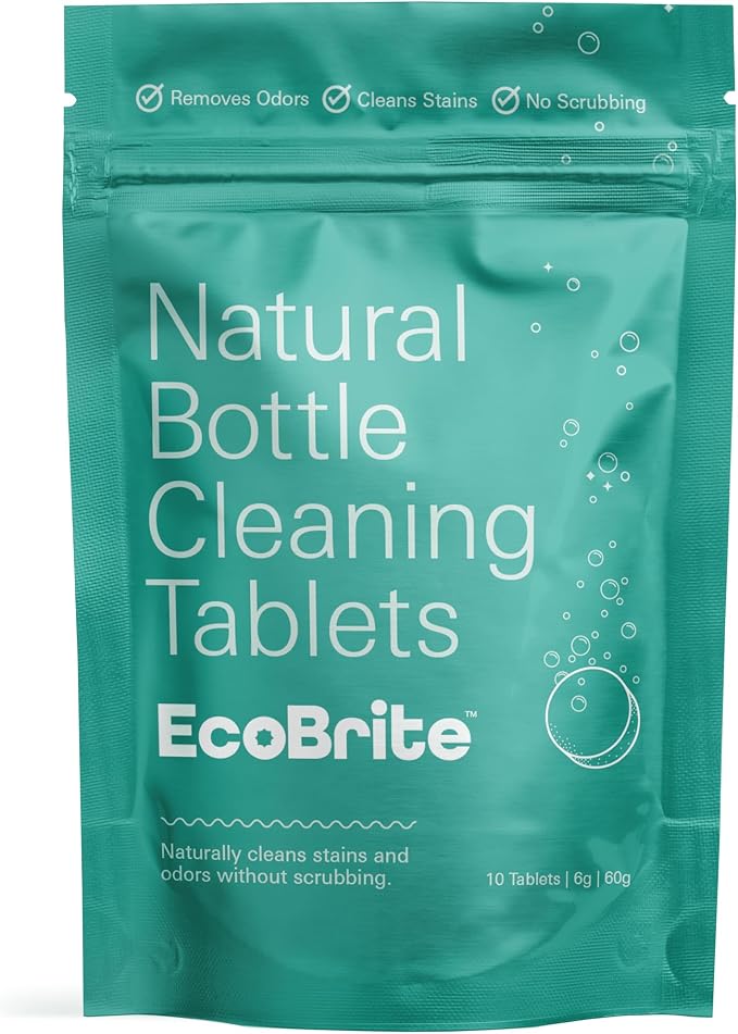 Owala EcoBrite All Natural, Powerful Cleaning Tablets, Cleans Stainless Steel by Owala