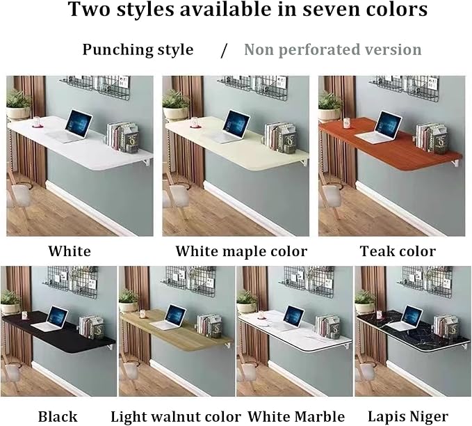 Fold Down Laundry Table Wall Mounted, Folding Wall Mounted Drop Leaf Table - Image 6