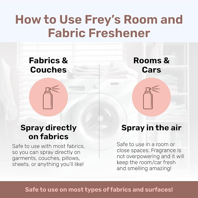 Frey Fabric Freshener Spray – Pack of 2 | Linen Spray Deodorizer - Image 5