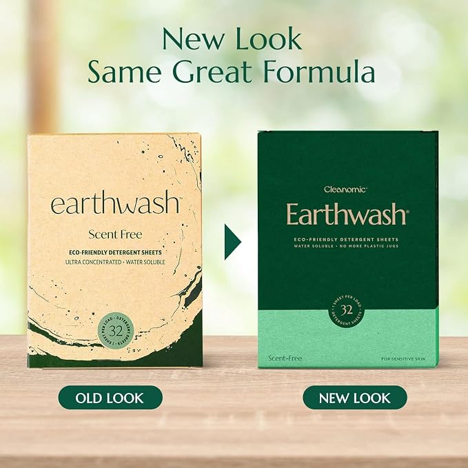 Earthwash Laundry Detergent Strips Scent-Free Hypoallergenic - Image 2