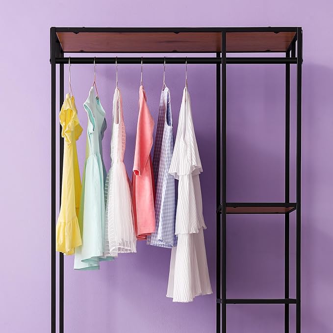 2 Pack Wire Shelving Garment Hanger Bar Wire Shelving Accessories Industrial - Image 6