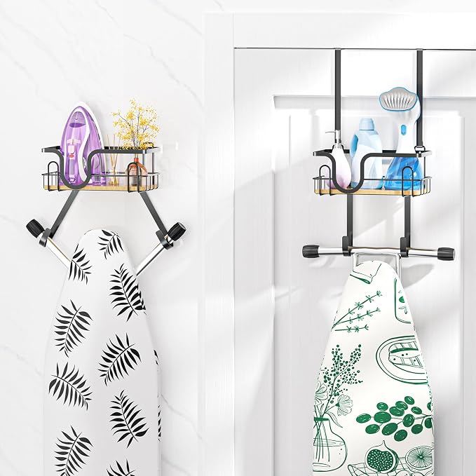 Ironing Board Holder Wall Mount, Ironing Board Hanger, Over The Door Iron - Image 2
