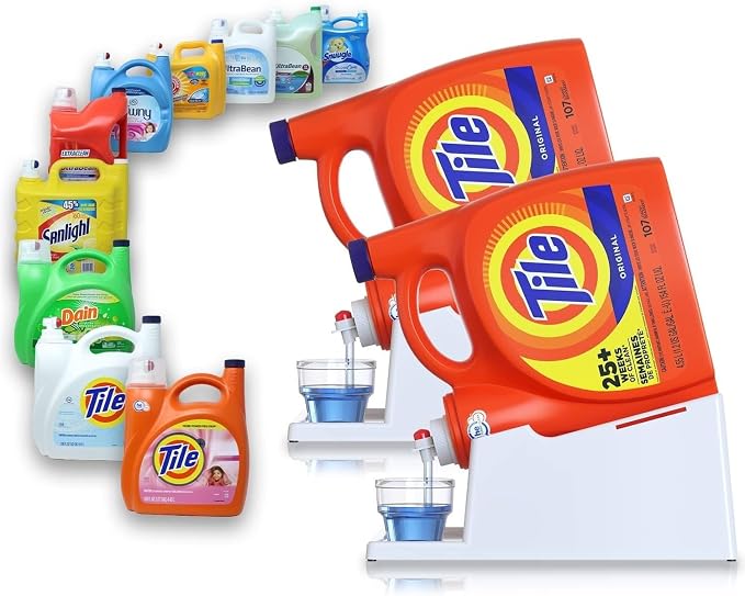 TidyFriend 2 Pack Liquid Laundry Detergent Holder Stand by Skywin