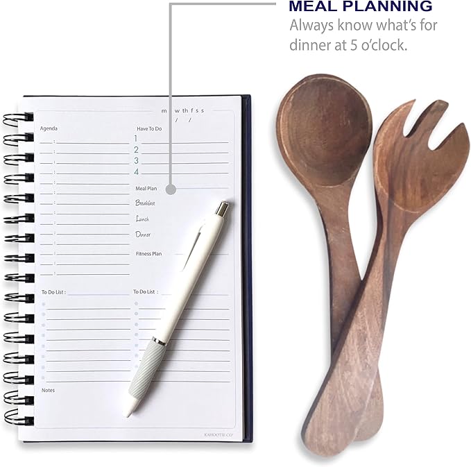 Daily Planner Undated, Hourly Agenda, Food and Fitness Plan, Daily To Do List - Image 4
