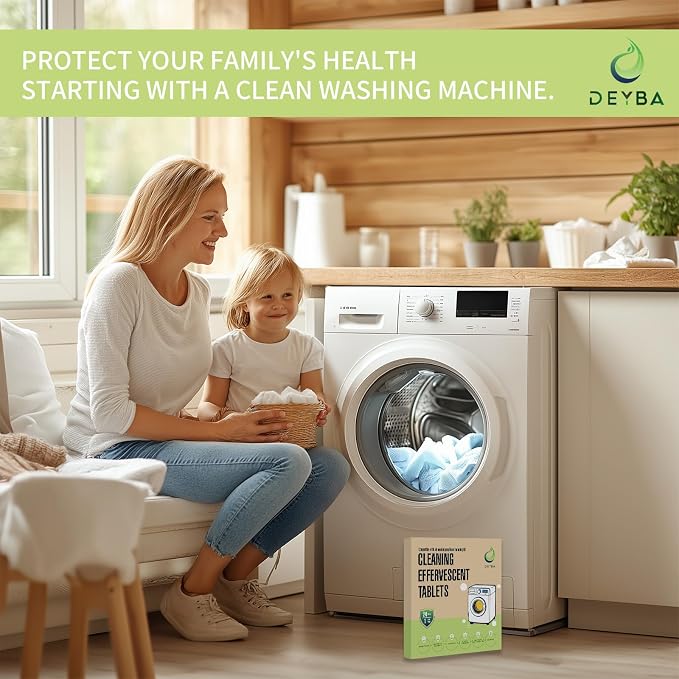 DEYBA Washing Machine Cleaner Tablets – Instant Foaming, Fast Dissolve - Image 7