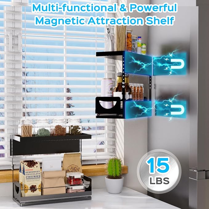 2 Tier Magnetic Storage Shelf - Image 4
