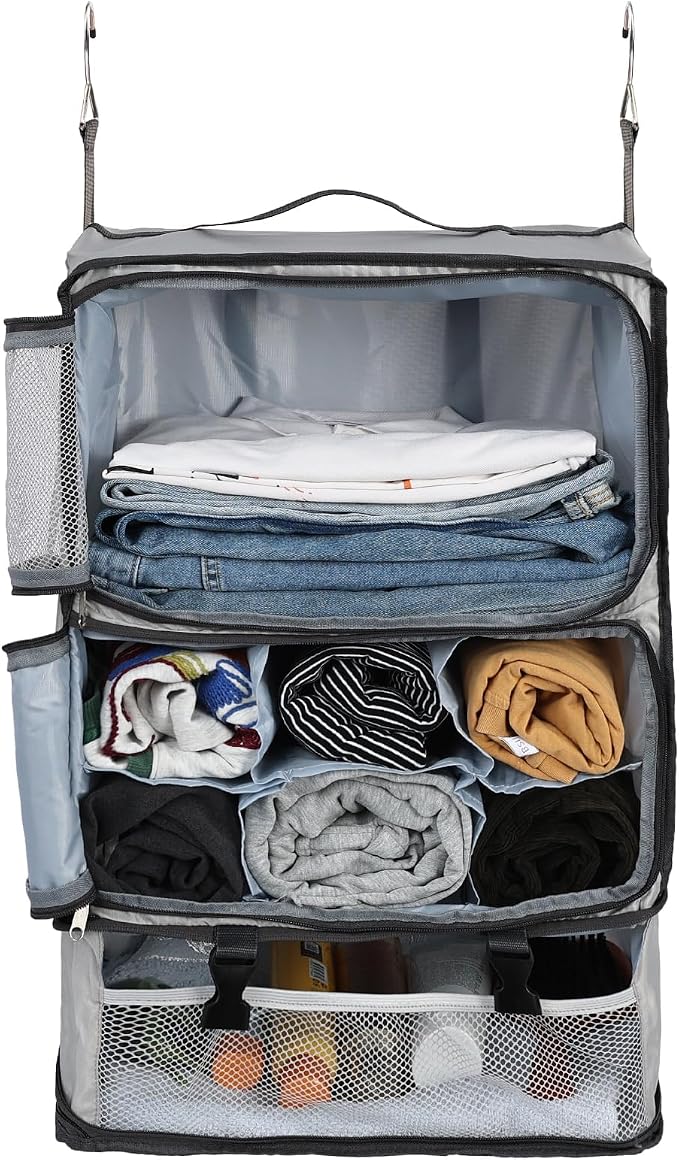 Surblue Hanging Shelves Travel Compression Packing Cube by SURBLUE