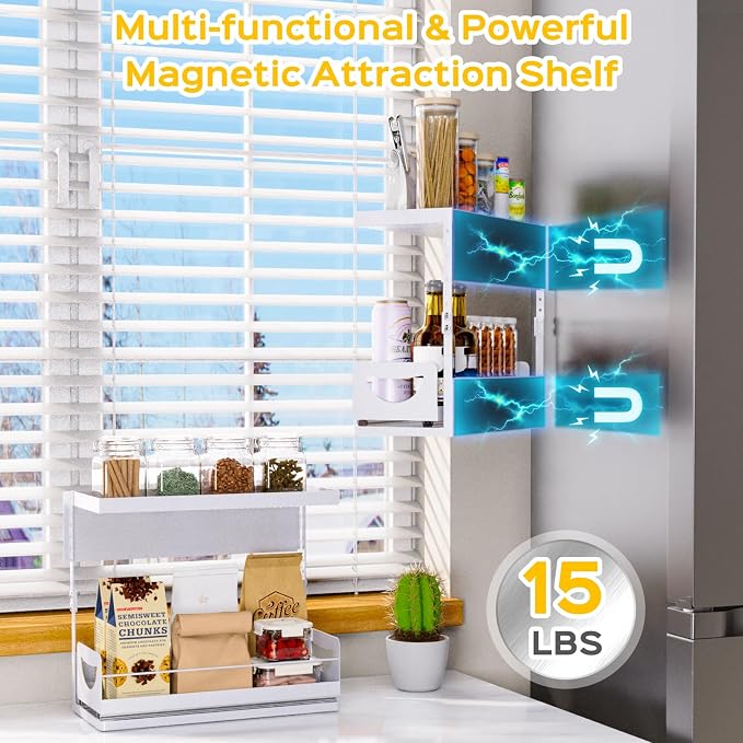 2 Tier Magnetic Storage Shelf - Image 4