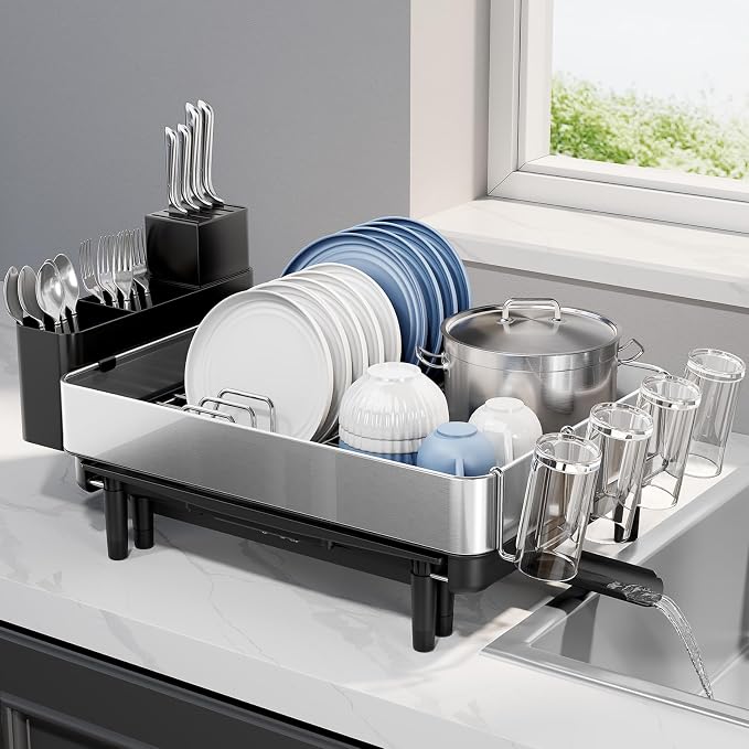 Dish Drying Rack for Kitchen Counter - Image 8