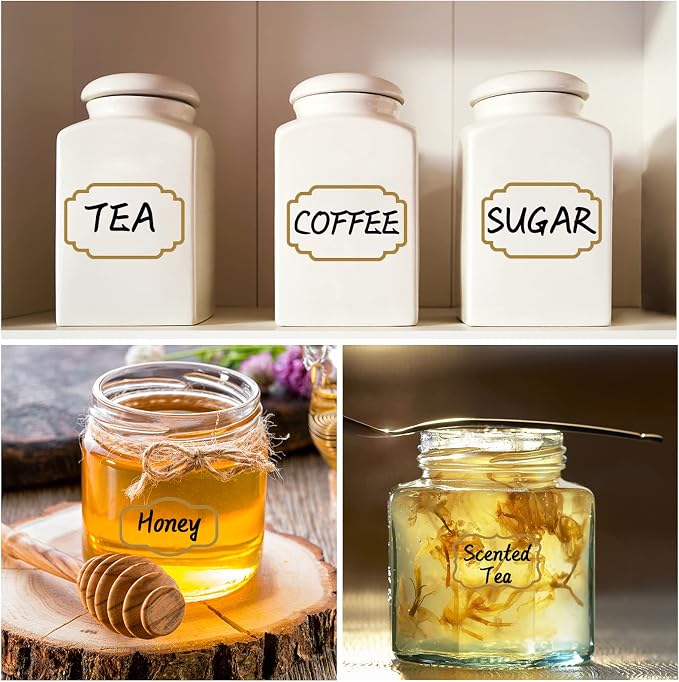 93pcs Transparent Removable Jar Labels - Image 6