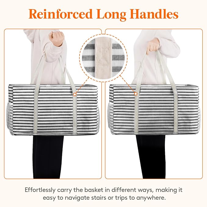 Lifewit Extra Large Tote Bag, Reusable Grocery Bags - Image 6