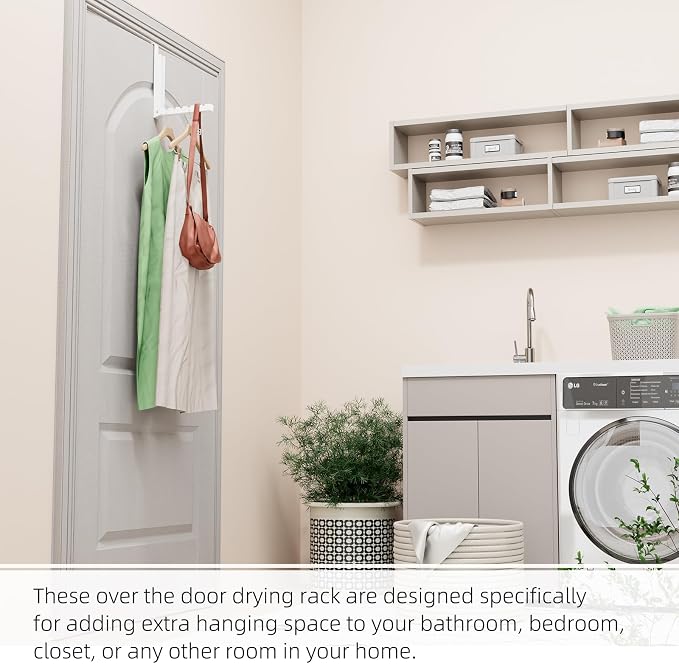 Over the Door Hooks, Extended Over the Door Storage Hook, Space-Saving Over the - Image 3