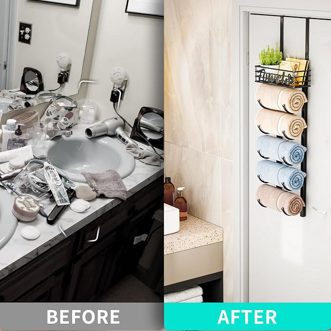 HapiRm Towel Racks for Bathroom Storage - Image 9
