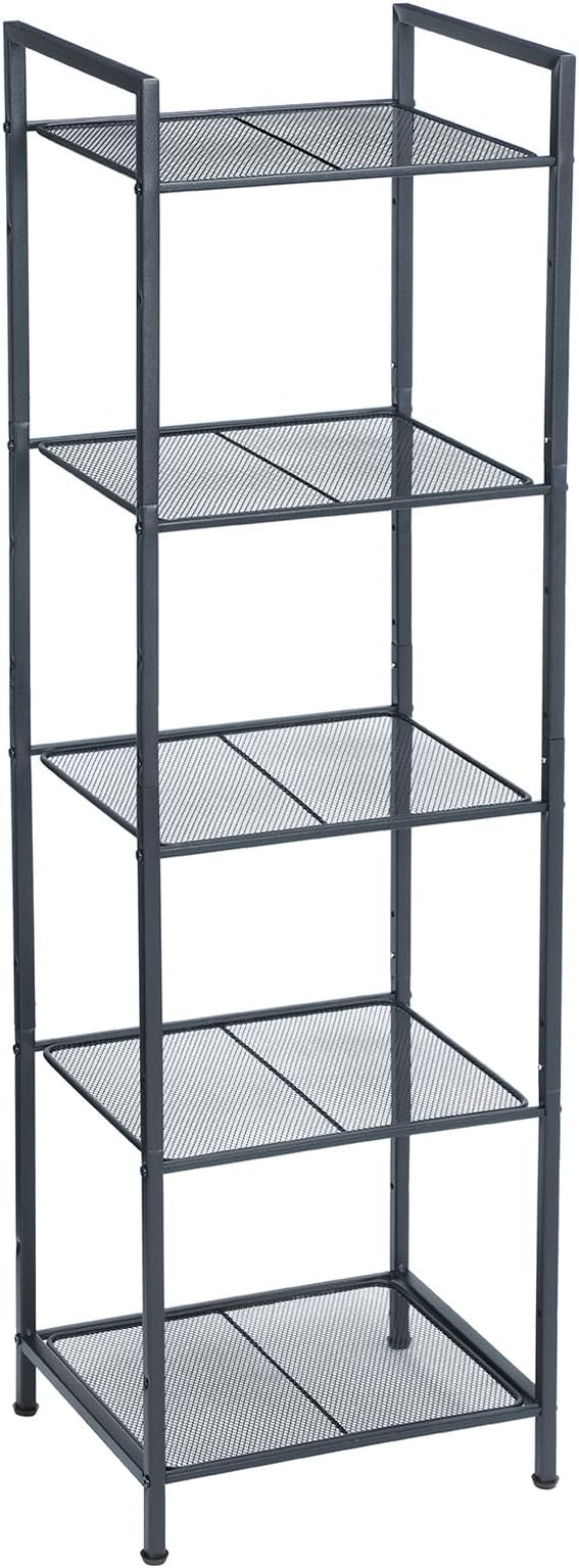 SONGMICS 5-Tier Storage Rack, Bathroom Shelf, Extendable Plant Stand by SONGMICSbySONGMICSHOME