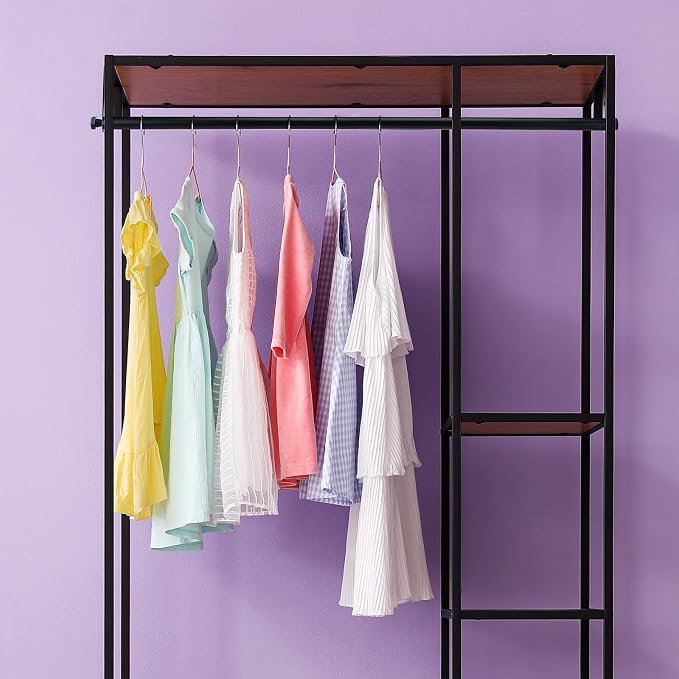 2 Pack Wire Shelving Garment Hanger Bar Wire Shelving Accessories Industrial - Image 6