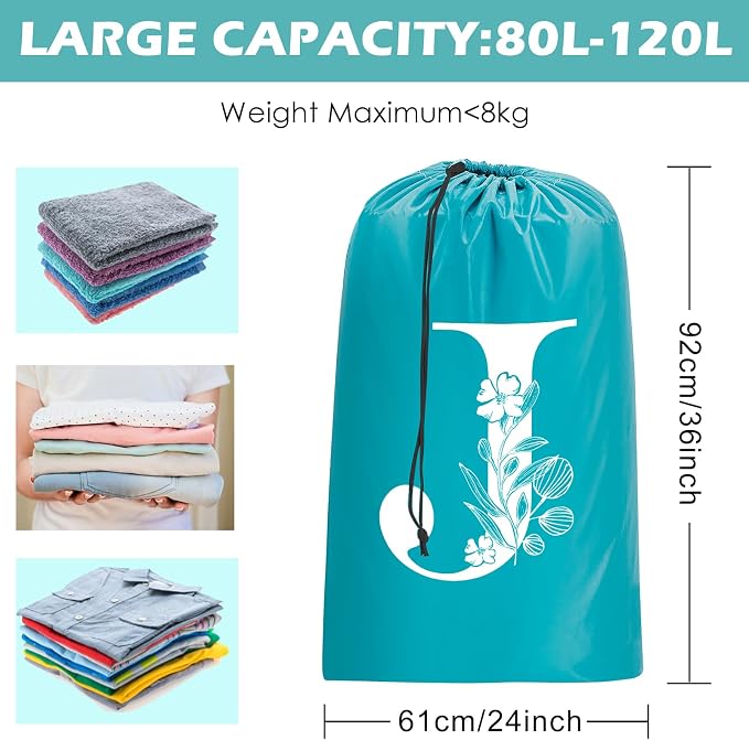 Sylfairy 2 Pack Extra Large Travel Laundry Bag, Dirty Clothes Organizer - Image 6