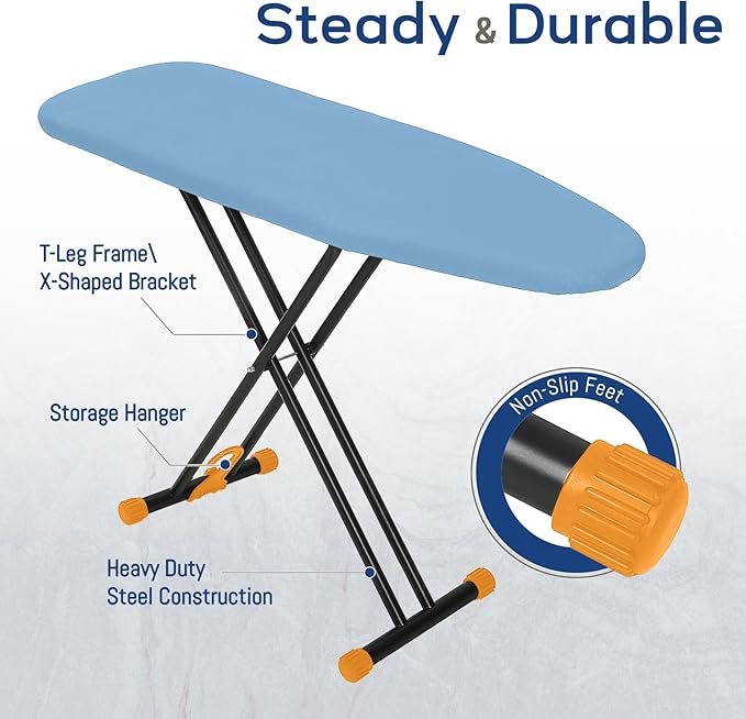 Compact Ironing Board Full Size 43x13 - Image 5