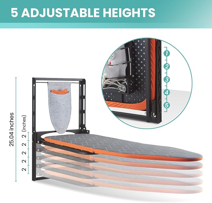 Seiritex Wall Mounted Ironing Board - Image 3