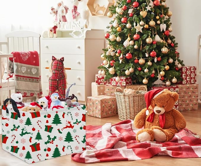 Rectangular Christmas Basket Tree Cute Christmas Gift Baskets - Image 5