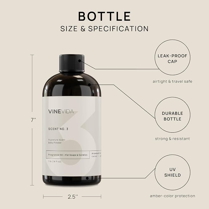 VINEVIDA Baby Powder Fragrance Oil - Image 2