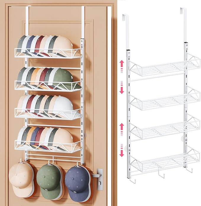 SWTYMIKI Over Door Hat Organizer by SwtyMiki-TidyHomeSweetLife