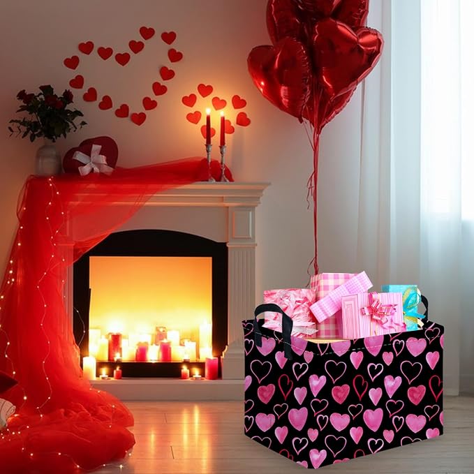 Rectangular Valentine's Day Gift Basket, nursery basket, Girls gift baskets - Image 4