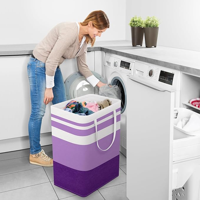 StorageRight Large Collapsible Laundry Basket Hamper - Image 6