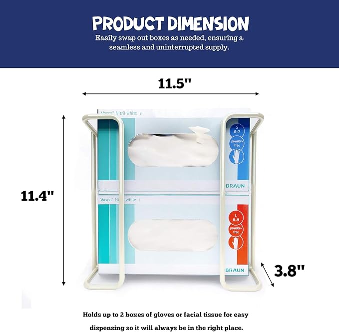Glove Box Holder Wall Mount Dispenser - Image 4
