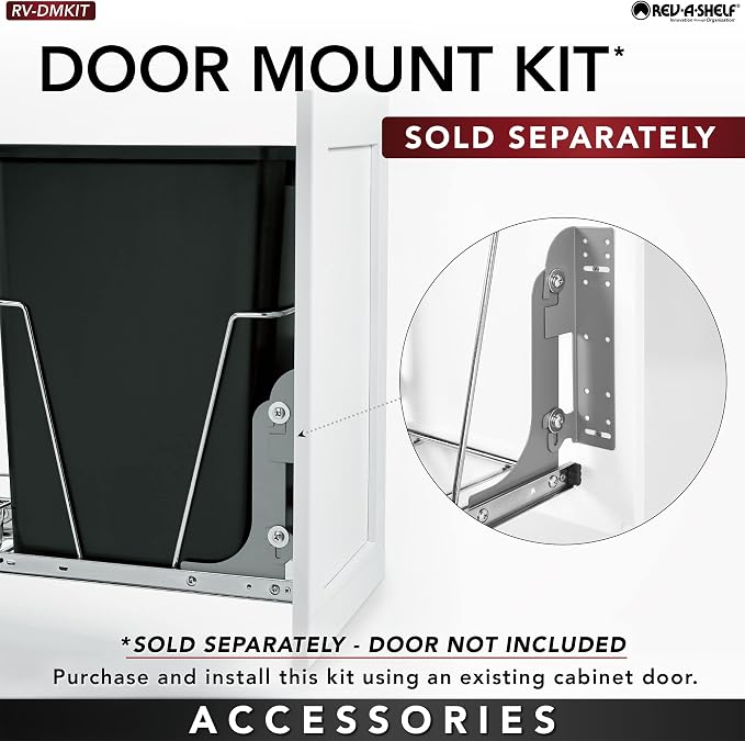 Rev-A-Shelf Pullout 20" Deep Cabinet Floor Steel Mounted Polymer Plastic - Image 5