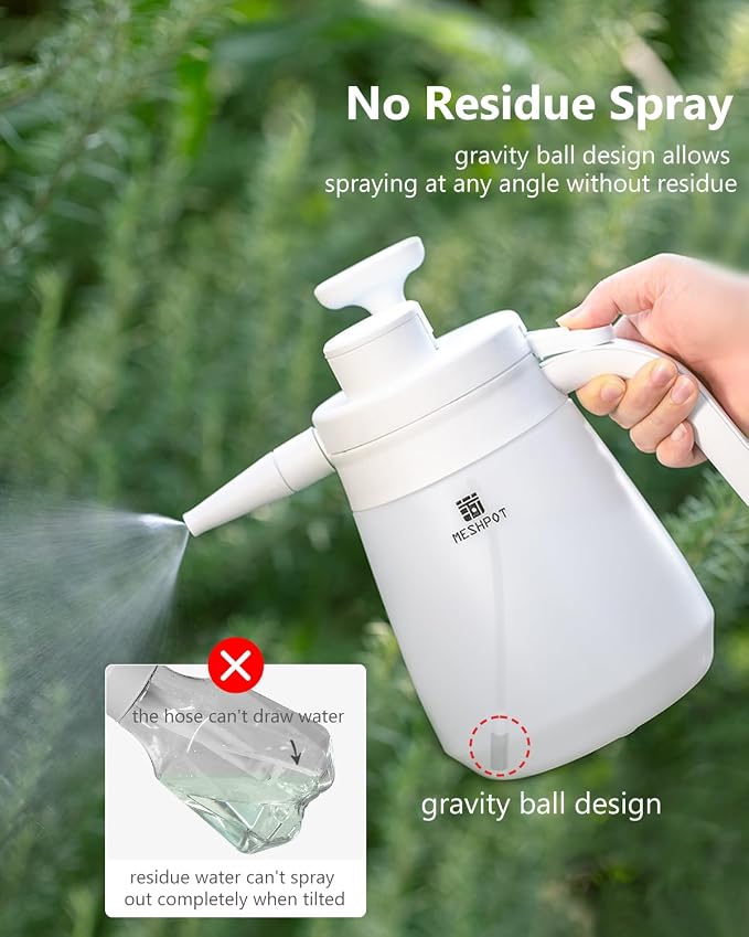 0.4 Gallon Garden Pump Sprayer, 50 oz Small Water Sprayer Provide 3 Spraying - Image 7