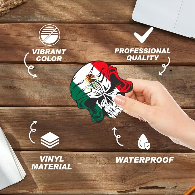 Patriotic Skull and Stickers Pack - Image 3