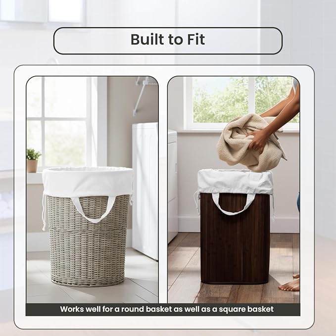 LFH Home Cotton Canvas Extra Large Laundry Bag - Image 7