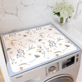 Floral Print Washing Machine Mat by BANEBOR