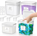 Lifewit 4 Pcs Laundry Pods Container by Lifewit