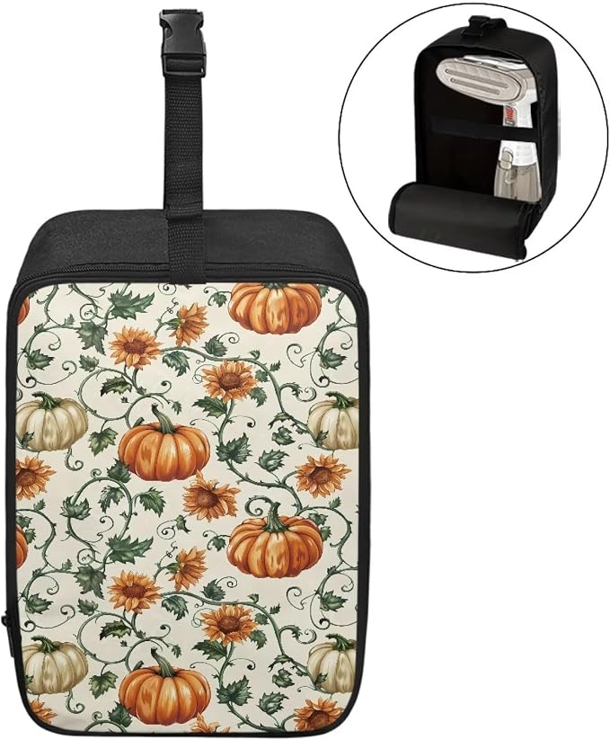 Thanksgiving Pumpkins Steam Iron Organizer Foldable Portable Storage Case - Image 2