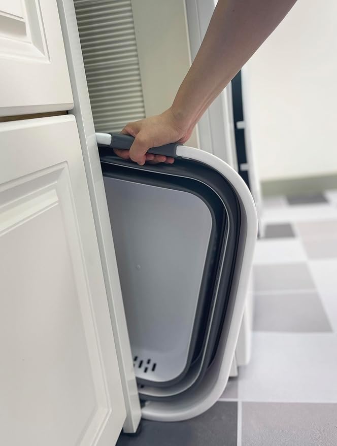 SAMMART 40L Collapsible Plastic Laundry Basket - Image 6