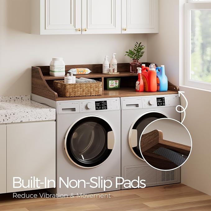 2-Tier Washer Dryer Topper, Laundry Room Organizer - Image 7