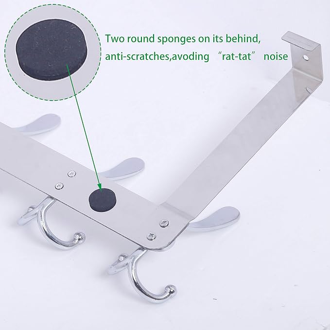 WEBI Over The Door Hook Door Hanger Hook Rack - Image 5