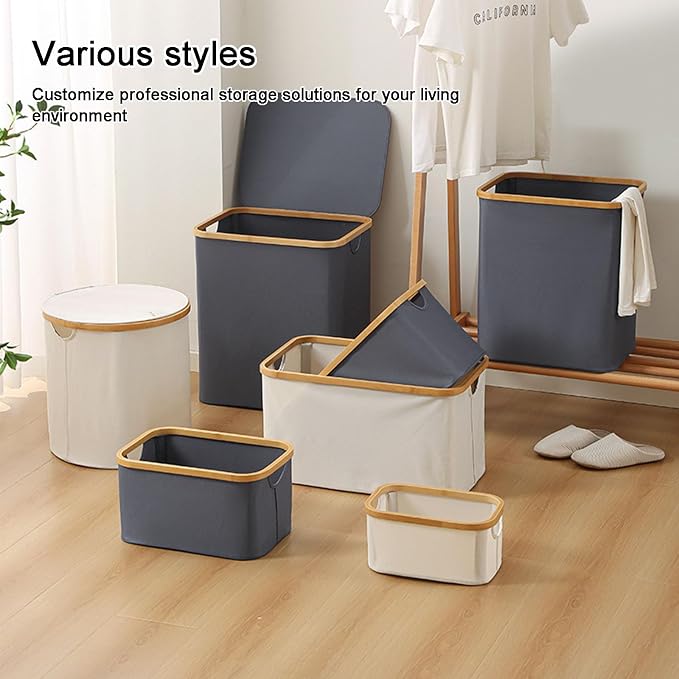 Bamboo Laundry Basket, Laundry Baskets - Image 7