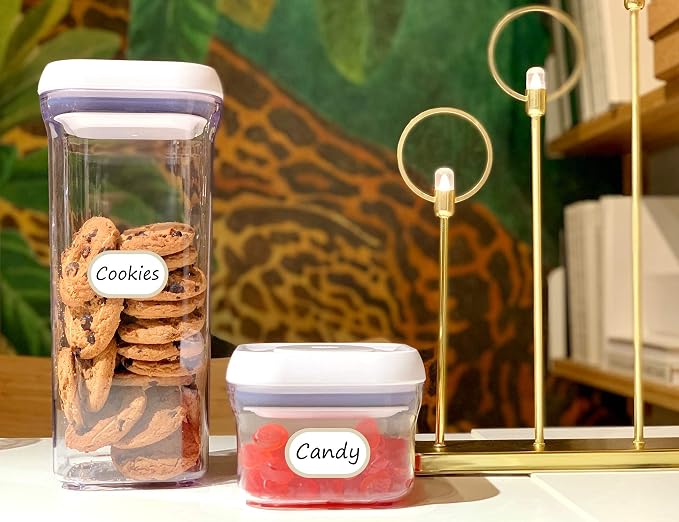 Waterproof Kitchen Labels for OXO POP Food Storage Containers and Home - Image 8
