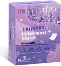 YUCO Laundry Detergent Sheets Lavender Scent 80 Loads Eco Friendly Laundry Soap by YUCO