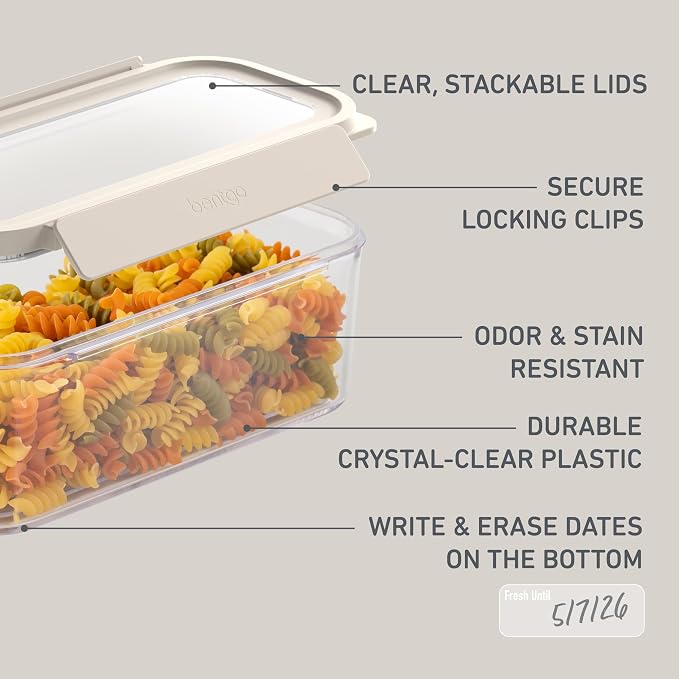 Bentgo Pantry - 22-Piece Airtight Food Storage Containers, Locking Lids - Image 6