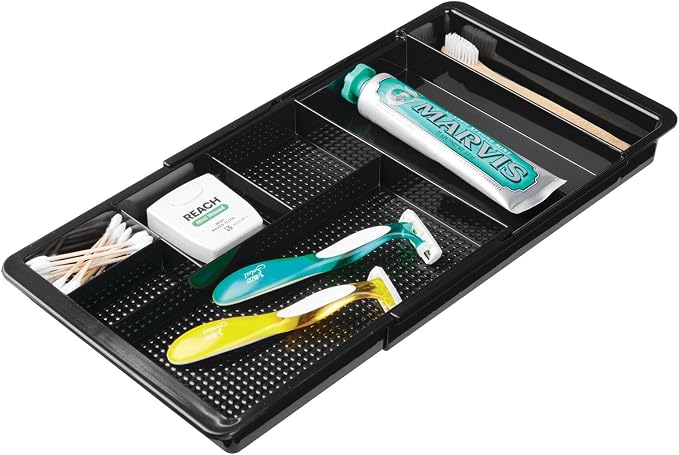 mDesign Expandable Plastic Drawer Organizer and Storage Container - Image 8