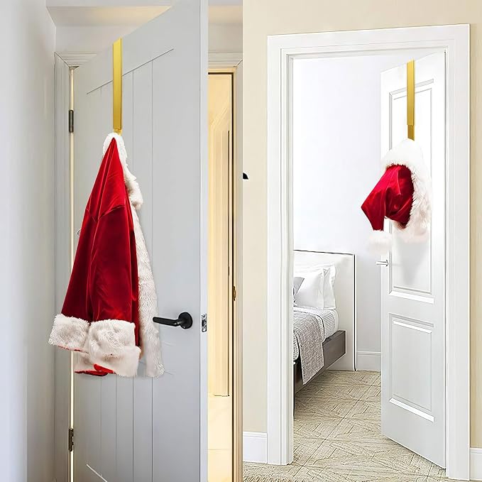 Gold Wreath Hanger, Christmas Decorations Adjustable Wreath Hangers - Image 4