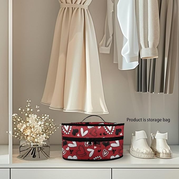 Red Love Heart Iron Storage Case - Image 4