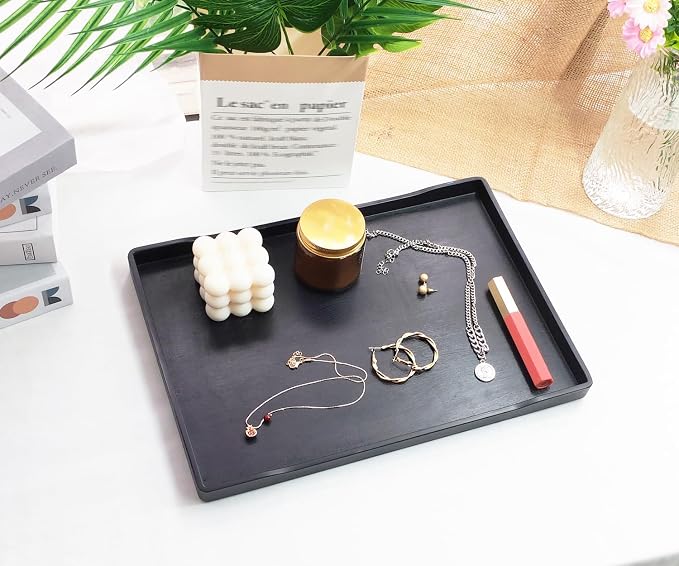 Black Serving Tray for Serving Accessory, Perfume and Display Use. - Image 5