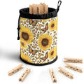 Clothespin Storage Bag with Hooks & Drawstring Closure Dragonfly Star Moon by Unknown