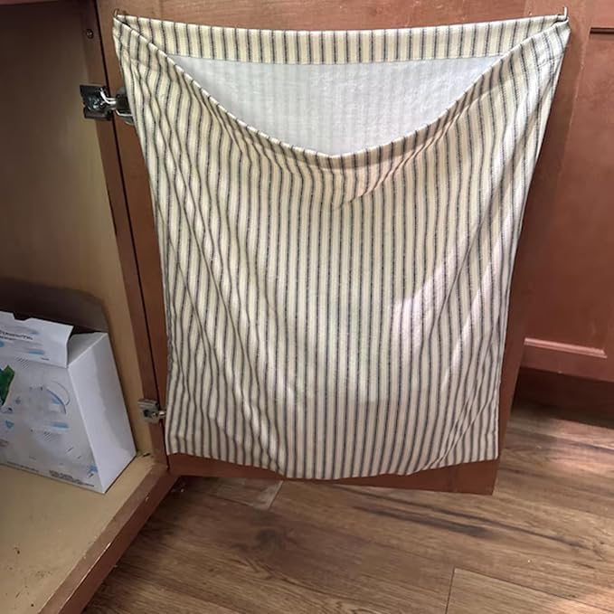 Cabinet Door Organizer Bag for Reusable ClothsDish Towel Holder for Under - Image 3